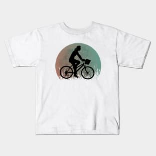 Cycling Vintage Retro Style Kids T-Shirt